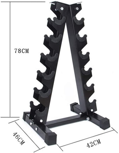 12 Dumbbell Rack Stand – Heavy - Duty Steel Weight Lifting Storage Organizer – Space - Saving Design – Model 698167 - with | Sold by Uncle Wiener's Wholesale