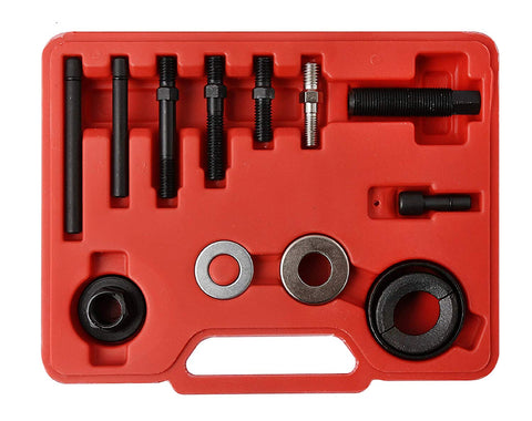 12 - Piece Pulley Puller & Installer Tool Set – Fits GM, Ford, Chrysler Alternator & Power Steering – B3012 with Storage Case - with | Sold by Uncle Wiener's Wholesale