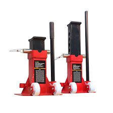 12 Ton Heavy - Duty Jack Stands Set – Adjustable Pin, Welded Steel, 18.11" Max Height | Torin TZ120006 - Heavy - Duty Adjustable Jack Stands with | Sold by Uncle Wiener's Wholesale