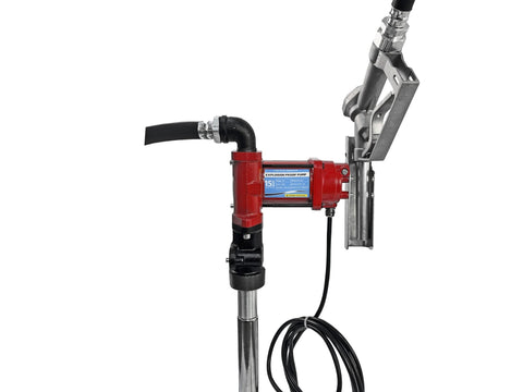 12V 57L Fuel Transfer Pump – Gasoline, Diesel & Kerosene Compatible | Model S1136 - 12V Portable Fuel Transfer Pump with | Sold by Uncle Wiener's Wholesale