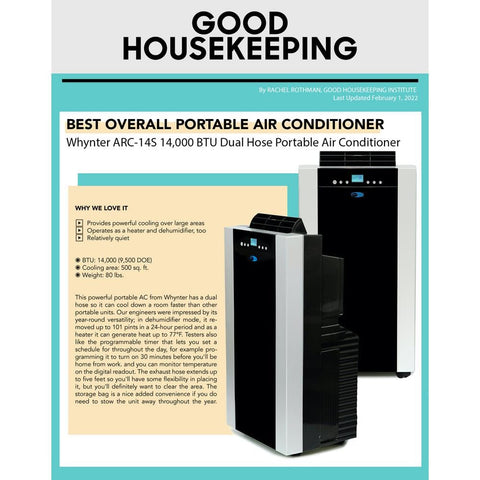 14,000 BTU Portable Air Conditioner with Dehumidifier and Remote - with | Sold by Uncle Wiener's Wholesale