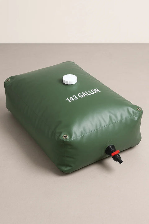 143 Gallon Collapsible PVC Water Tank – Portable Storage Bladder S1297 - Water Storage Tanks / Portable Water Bladders / Irrigation Equipment with | Sold by Uncle Wiener's Wholesale