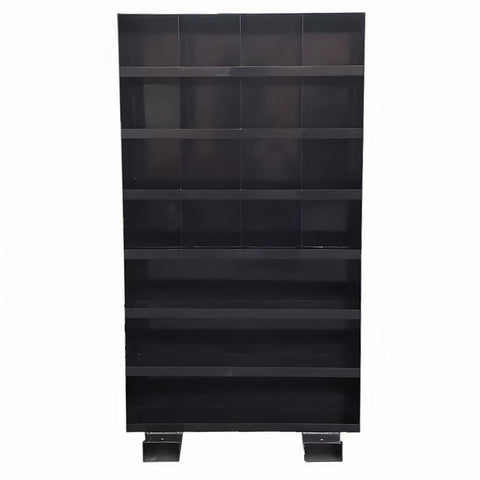 19 - Drawer Heavy - Duty Bolt Bin Cabinet with Forklift Pockets – Available in Black or Red - with Black | Sold by Uncle Wiener's Wholesale