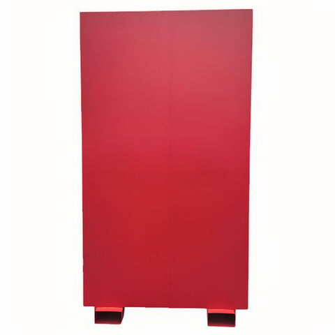 19 - Drawer Heavy - Duty Bolt Bin Cabinet with Forklift Pockets – Available in Black or Red - with Red | Sold by Uncle Wiener's Wholesale