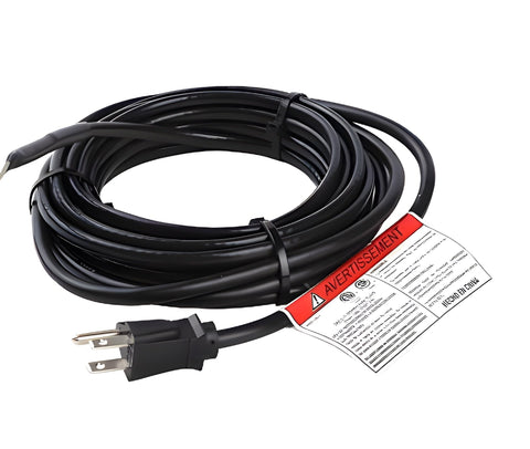 19ft Roof & Gutter Heat Tape Cable – 7WFT, 115V, Ice Dam Prevention, Pre - Assembled SKU DIC019 - with | Sold by Uncle Wiener's Wholesale