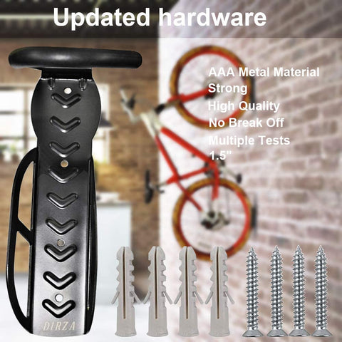 2 - Pack Wall Mount Bike Hanger Set – Heavy - Duty Garage Storage Hooks | 667110 - with | Sold by Uncle Wiener's Wholesale