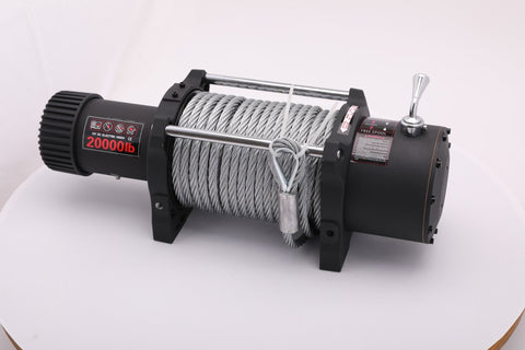 20000LB 12V Electric Winch – Heavy Duty 7.8HP Series Wound Motor, 4 - Stage Planetary Gear, Roller Fairlead – SU20000 - with | Sold by Uncle Wiener's Wholesale