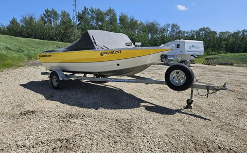 2010 Harbercraft 1875 Whitewater 18 Ft Aluminum Jet Boat – Fully Outfitted & Adventure - Ready 2504910 - with | Sold by Uncle Wiener's Wholesale