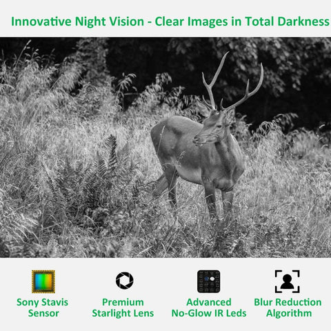 24MP 1080P Trail Camera with Infrared Night Vision – Motion Activated Wildlife Cam – 1127600 - with | Sold by Uncle Wiener's Wholesale