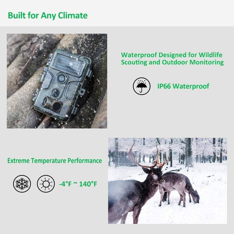 24MP 1080P Trail Camera with Infrared Night Vision – Motion Activated Wildlife Cam – 1127600 - with | Sold by Uncle Wiener's Wholesale