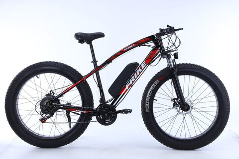 250W Motor Electric Mountain Bike Side View
