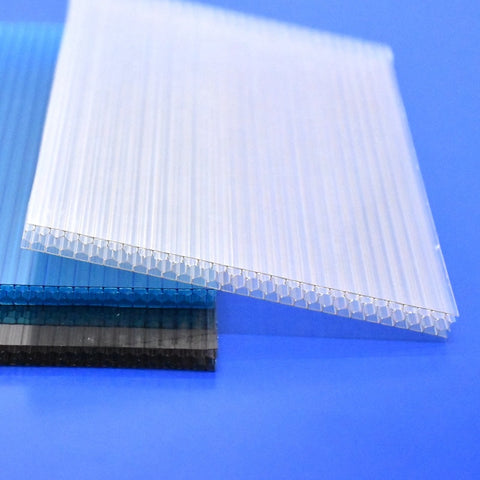 Twin & Triple Wall Polycarbonate Sheets – 4x8 FT Greenhouse Panels | 4mm, 8mm, 16mm Honeycomb Thickness