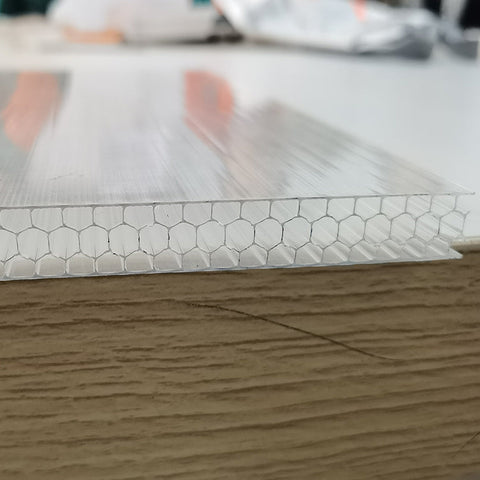 Twin & Triple Wall Polycarbonate Sheets – 4x8 FT Greenhouse Panels | 4mm, 8mm, 16mm Honeycomb Thickness