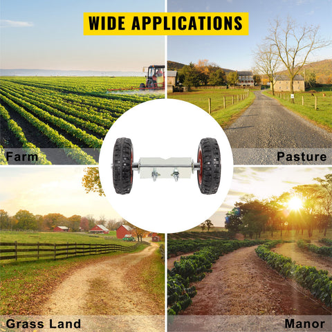 New 15 Pcs Chain Link Rolling Gate Fence Kit S1219