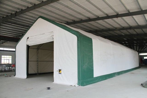 40′ WIDE DOUBLE TRUSS STORAGE BUILDINGS - with Standard 40X60X23 14.5 OZ PVC | Sold by Uncle Wiener's Wholesale