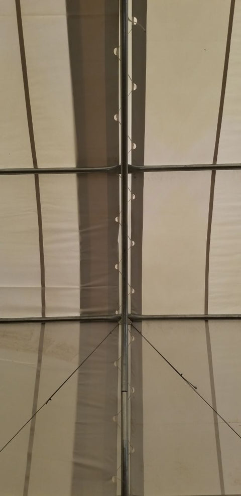 50′ WIDE DOUBLE TRUSS STORAGE BUILDINGS - with Standard 50X80X23 26.5 Oz PVC Cover | Sold by Uncle Wiener's Wholesale