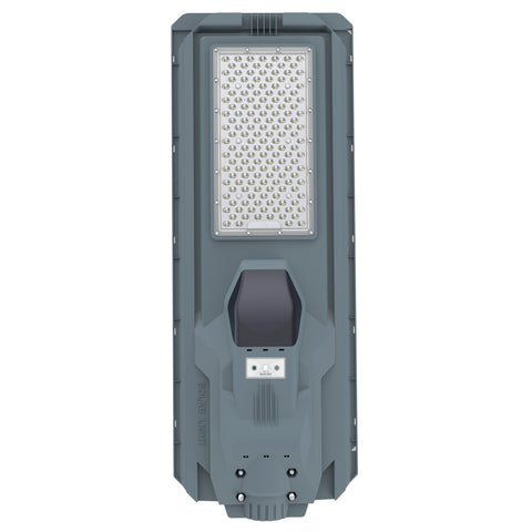 800W All - in - One Solar LED Street Light with Arm & Bracket – Motion Sensor, Remote, 3000 Lumens, IP65 Outdoor Light QYJM03800 - with | Sold by Uncle Wiener's Wholesale