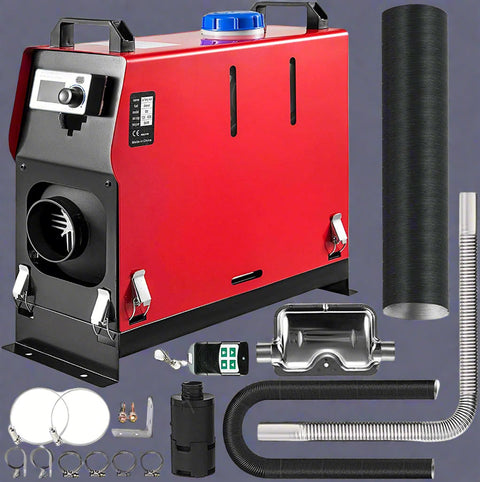 “8KW diesel air heater with remote and install kit”
“Portable 12V low-noise diesel heater with fuel tank”
“Self-contained RV diesel air heating unit”