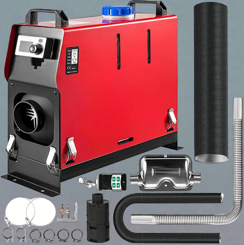 “8KW diesel air heater with remote and install kit”
“Portable 12V low-noise diesel heater with fuel tank”
“Self-contained RV diesel air heating unit”