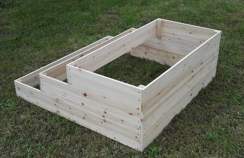 3-tier wooden raised garden bed on lawn
Step-style cedar planter box for vegetables and herbs
Easy-to-assemble elevated garden bed with tiered design
Outdoor wooden planter with 3 levels for home gardening
Spacious planter box for backyard flower and herb gardens
Durable raised bed for patio vegetable planting