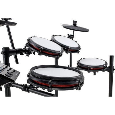 Alesis Nitro Max 8 - Piece Electronic Drum Set With Bluetooth and BFD Sounds Black - with Dimensions (Overall): 12.5 inches (H) x 21.75 inches (W) x 37.5 inches (D) | Sold by Uncle Wiener's Wholesale