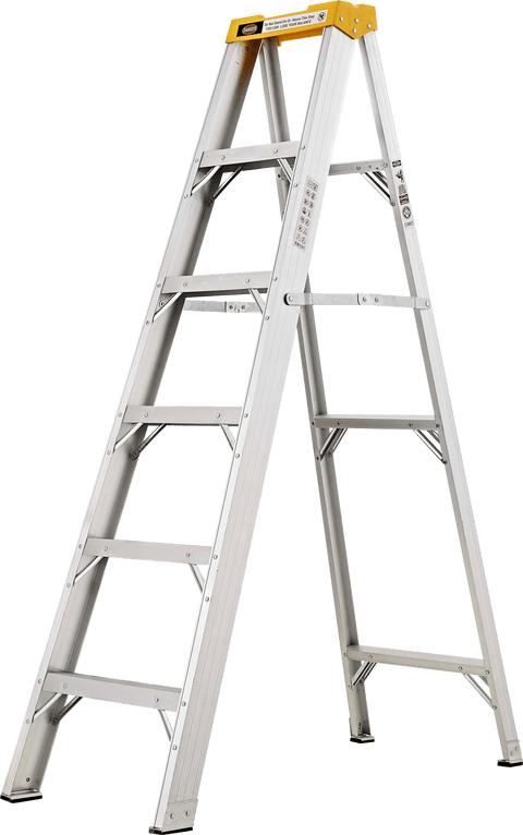 Aluminum Folding Ladder – 6 - Step Lightweight, Durable Options 814542 - with Folding 6 Step 5.9 FT | Sold by Uncle Wiener's Wholesale