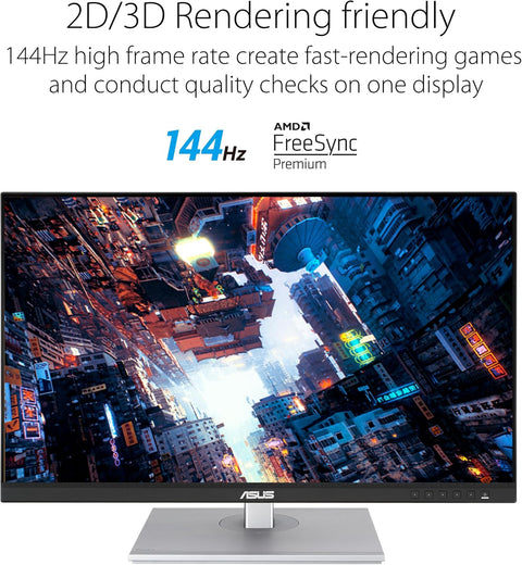 ASUS ProArt Display 27” 1440P Professional Monitor (PA278CGV) - IPS, QHD (2560 x 1440), 144Hz, 95% DCI - P3, ΔE < 2, Calman Verified, USB - C PD 90W, FreeSync Premium, DisplayHDR 400, Height Adjustable - with | Sold by Uncle Wiener's Wholesale