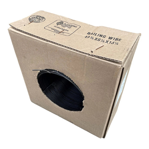 Automatic Baling Wire – 11 Gauge Black Annealed Steel, 2600 ft Roll | High - Tensile Wire for Baling Machines 2506312 - with | Sold by Uncle Wiener's Wholesale