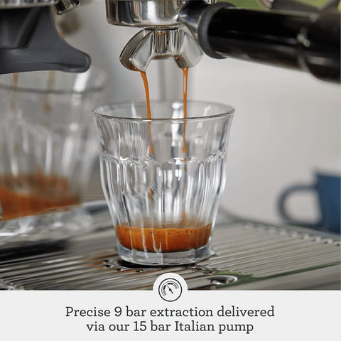 Breville Barista Express Espresso Machine BES870XL, Brushed Stainless Steel - with Brushed Stainless Steel | Sold by Uncle Wiener's Wholesale