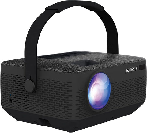 Core Innovations HD Portable Home Theater Projector Bundle with Carrying Bag and 100" Screen - with | Sold by Uncle Wiener's Wholesale