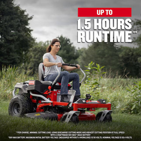 CRAFTSMAN 42 - in Battery Zero - turn Riding Lawn Mower CMCRM - with | Sold by Uncle Wiener's Wholesale