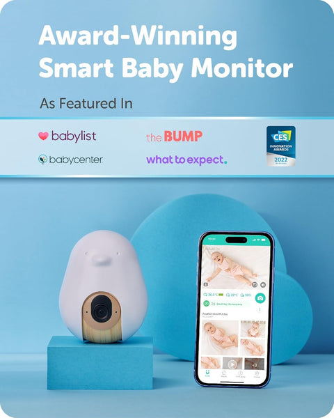 CuboAi Sleep Safety Bundle - Includes 1080p HD Night Vision CuboAi Plus Smart Baby Monitor with 3 - Stand Set & Sleep Sensor Pad | Proactive AI Safety Alerts, Sleep Analytics & Micro Motion Detection, used, good condition - with | Sold by Uncle Wiener's Wholesale