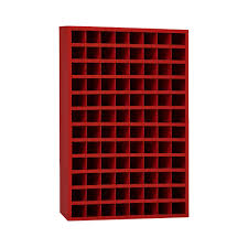 Metal Bolt Bin Organizer Cabinet β 24, 40, 72 & 96-Hole Steel Parts Storage for Garage, Workshop, or Industrial Use