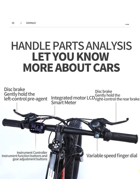 26 Inch Electric Fat Tire Bike Folded for Storage