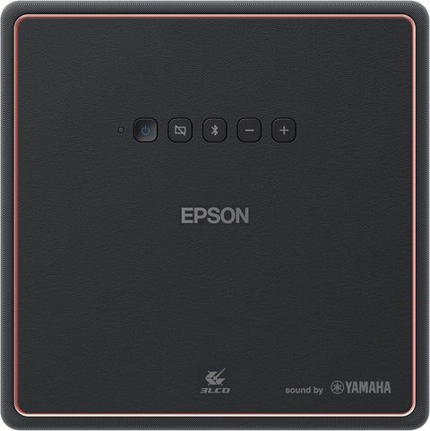 Epson EpiqVision Mini EF12 Smart Streaming Laser Projector, HDR, Android TV, Movies, Family Gaming, Portable, sound by Yamaha, 3LCD, Full HD 1080p, 1000 lumens Color & White Brightness Bluetooth Black - with | Sold by Uncle Wiener's Wholesale