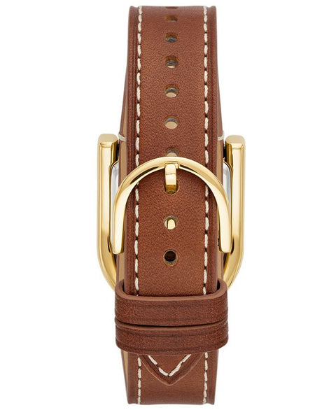 Fossil Women's Harwell Quartz Brown Leather Strap Watch, 28mm - Brown - No Size - with Brown | Sold by Uncle Wiener's Wholesale