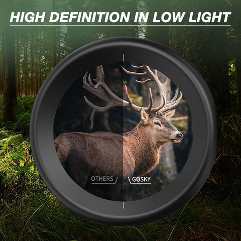 Gosky BAK4 Lunette d'observation 20 - 60 x 80 avec trépied, adaptateur de téléphone et sac de transport, étanche haute définition BAK4 pour la chasse, le tir sur cible, l'observation des oiseaux - with | Sold by Uncle Wiener's Wholesale