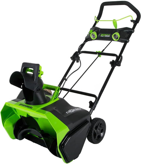 Greenworks 40V (75+ Compatible Tools) 20” Brushless Cordless Snow Blower, 4.0Ah Battery and Charger Included, model SNF401 - with Green | Sold by Uncle Wiener's Wholesale