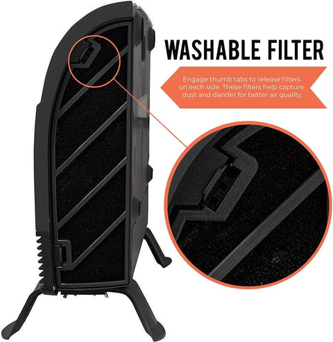 Heat Storm Phoenix HS - 1500 - PHX, Infrared Space Heater with Attachable Feet, Remote Control, Energy Efficient - 750 - 1500 Watts, Gray Floor or Wall - with | Sold by Uncle Wiener's Wholesale