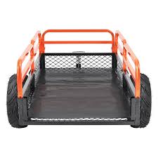 Heavy Duty 1500 LB ATV Dump Trailer – Tow Cart w/ Removable Sides | SKU: 127355 - ATV Utility Dump Trailer with | Sold by Uncle Wiener's Wholesale