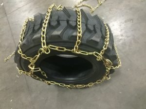 Heavy Duty Bobcat Skid Steer Tire Chains – 10x16.5 & 12x16.5 | Twist & Square Link - with SLTC12165 – 12x16.5 Twist Link Tire Chains | Sold by Uncle Wiener's Wholesale