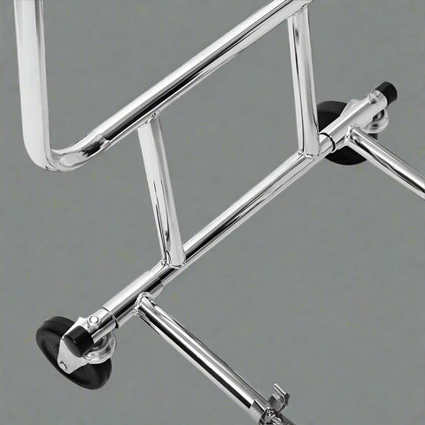 "Heavy-Duty Collapsible Single Rail Clothing Rack with Wheels"
"Adjustable Double Rail Chrome Garment Rack for Retail and Home"
"Heavy-Duty Commercial Clothing Rack Assembly Diagram"
"Smooth Rolling Wheels for Garment Racks – Close-Up View"
