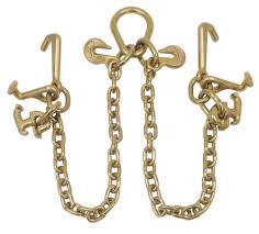 Heavy - Duty V - Chain Bridle & Tow Chains β Grade 70 Recovery Chains for Towing & Hauling - Tow Chains, Bridle Assemblies, Cluster Hooks with 3' Leg Tow Chain | Sold by Uncle Wiener's Wholesale