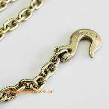 Heavy - Duty V - Chain Bridle & Tow Chains β Grade 70 Recovery Chains for Towing & Hauling - Tow Chains, Bridle Assemblies, Cluster Hooks with 3/8β³ 10 FT Single Shank J & Cluster Hook | Sold by Uncle Wiener's Wholesale