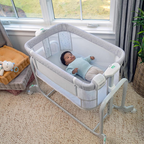 Ingenuity Dream Hero 3 - in - 1 Co - Sleeping Bassinet and Crib - Constellation (Grey), Unisex, Newborn to 12 Months - with Constellation | Sold by Uncle Wiener's Wholesale