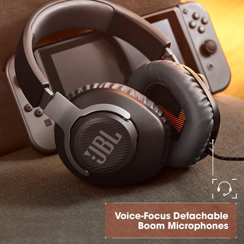 JBL Quantum 100 Wired Over - Ear Gaming Headset with Detachable Mic and 3.5mm Audio Cable - White - with | Sold by Uncle Wiener's Wholesale