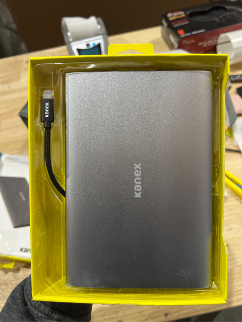 Kanex GoPower K181 - 1010 - Power Bank - 15000 MAh - 3 a - 2 Output Connectors (USB, USB - C) - Black - with | Sold by Uncle Wiener's Wholesale