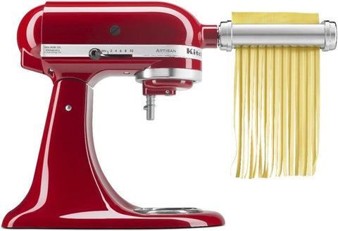 KitchenAid KSMPRA Stand Mixer Attachment Pasta Roller & Cutter, 3 - Piece Set, Stainless Steel - with Stainless Steel | Sold by Uncle Wiener's Wholesale