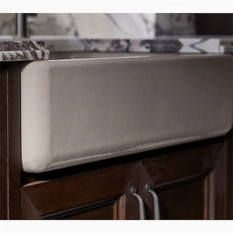 KOHLER Whitehaven / 35 - 3/4" undermount single - bowl farmhouse kitchen sinkK - 6489 - 0 - with White | Sold by Uncle Wiener's Wholesale