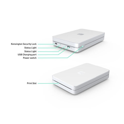 Lifeprint 2x3 Hyperphoto Printer White - with | Sold by Uncle Wiener's Wholesale
